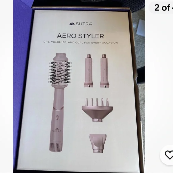 SUTRA AERO STYLER Dry Volumize Curl Blow Dryer Pink NEW In Box - Picture 2 of 6